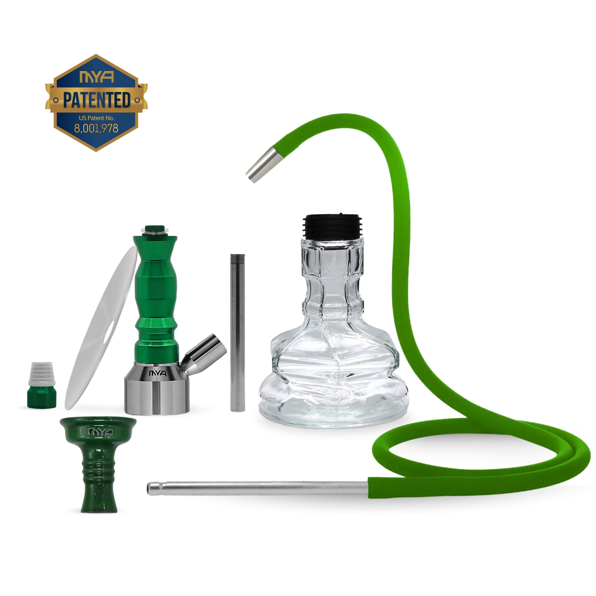 Green Medoro 131AL Hookah #color_Green