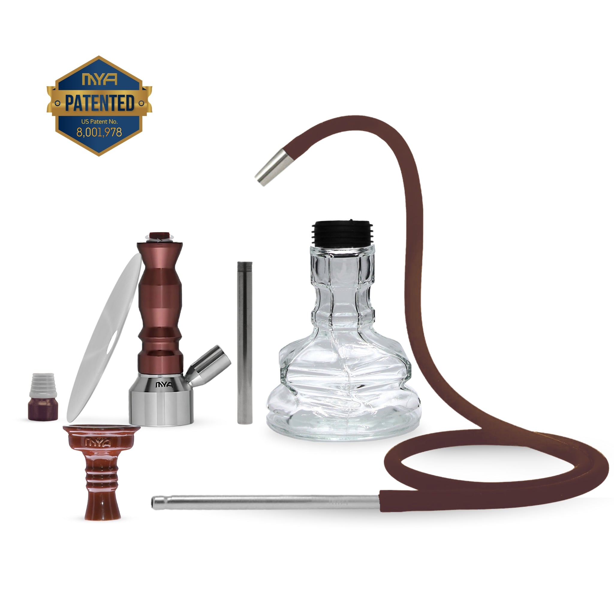 Brown Medoro 131AL Hookah #color_Brown