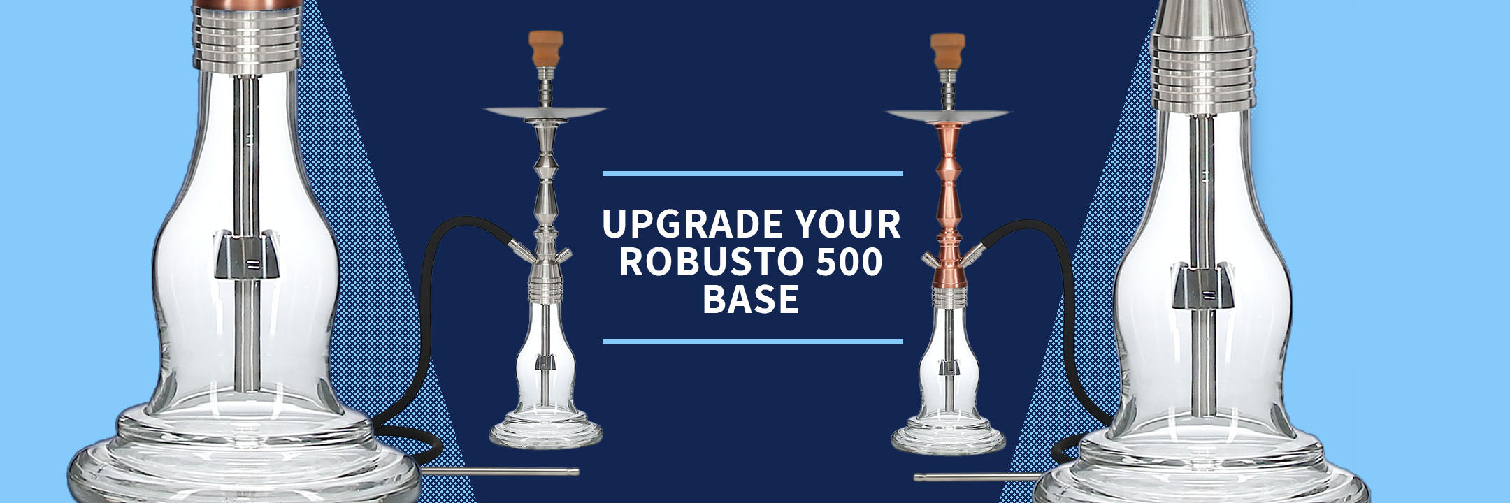 MYA Hookah Robusto 500 New Base - Upgrade your Current Hookah