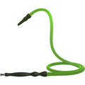 Green Silicone Rubber Finishing Long Handle Hookah Hose #color_green