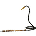 653 Black Long Handle Metal Tip Hookah Hoses #color_black