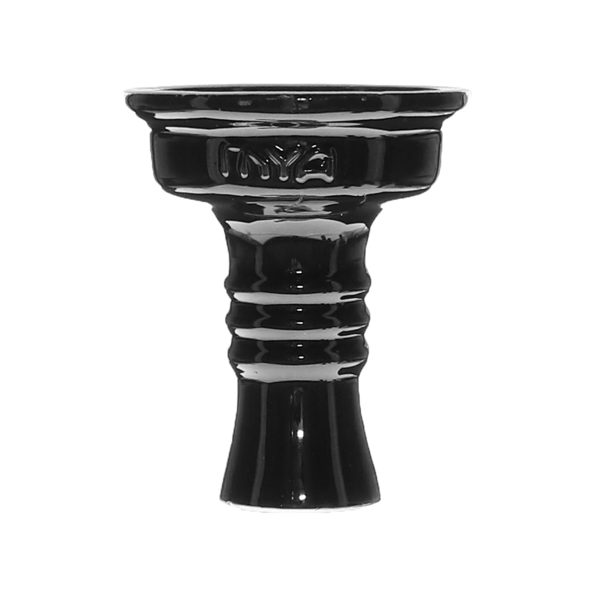 Black 749 Mya Porcelain Egyptian Hookah Bowl #color_Black