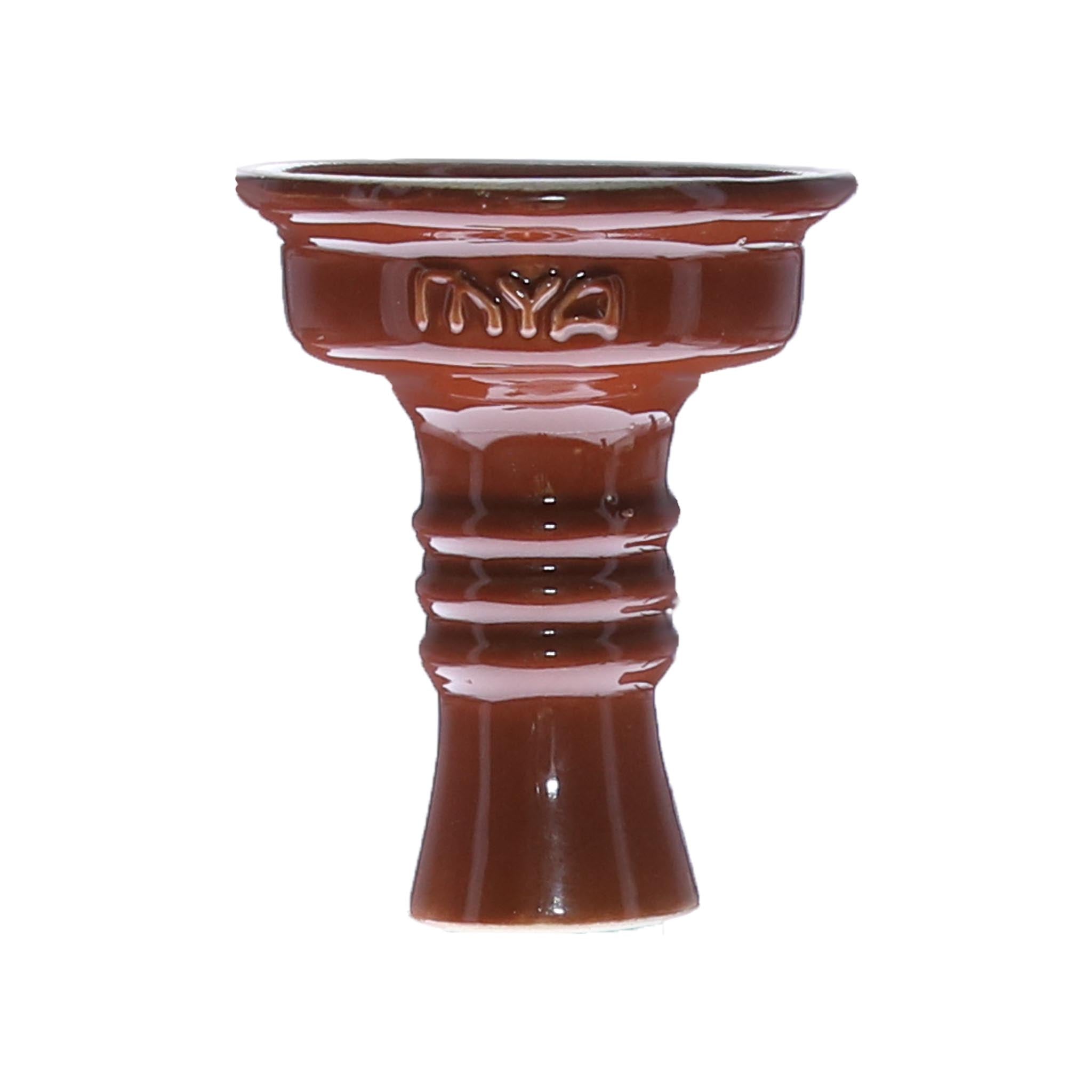 Brown 749 Mya Porcelain Egyptian Hookah Bowl #color_Brown