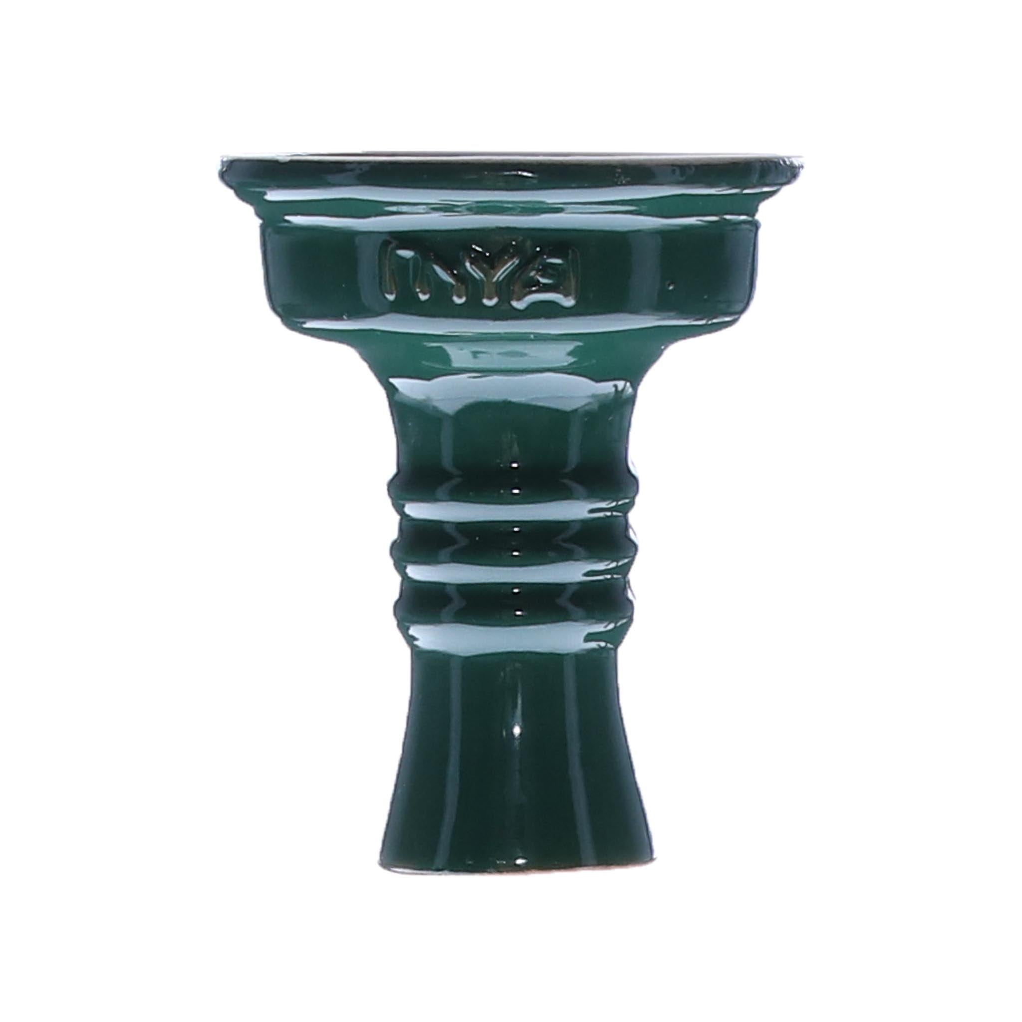 Dark Green 749 Mya Porcelain Egyptian Hookah Bowl #color_Dark Green
