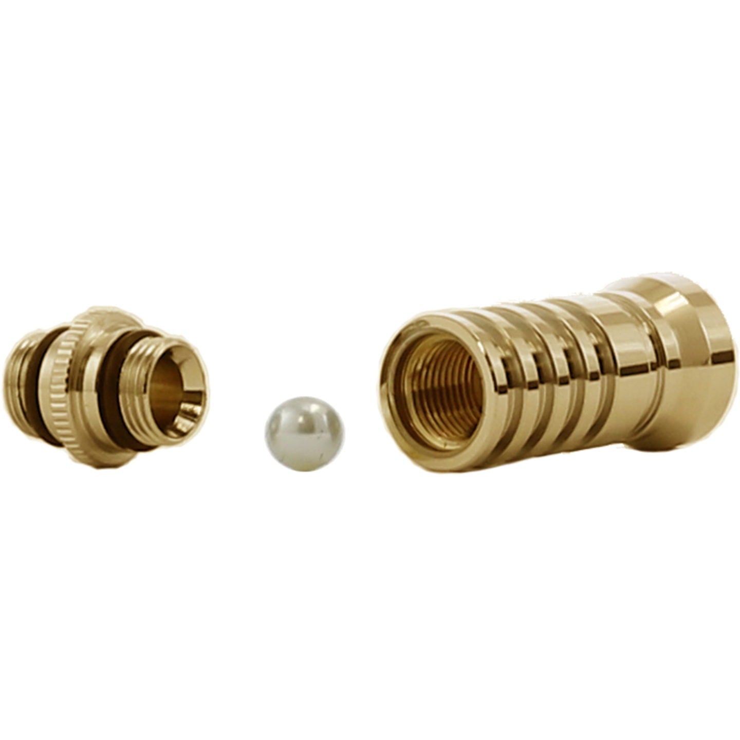 14mm hose adapter 3 pieces includes ball bearing#color_gold