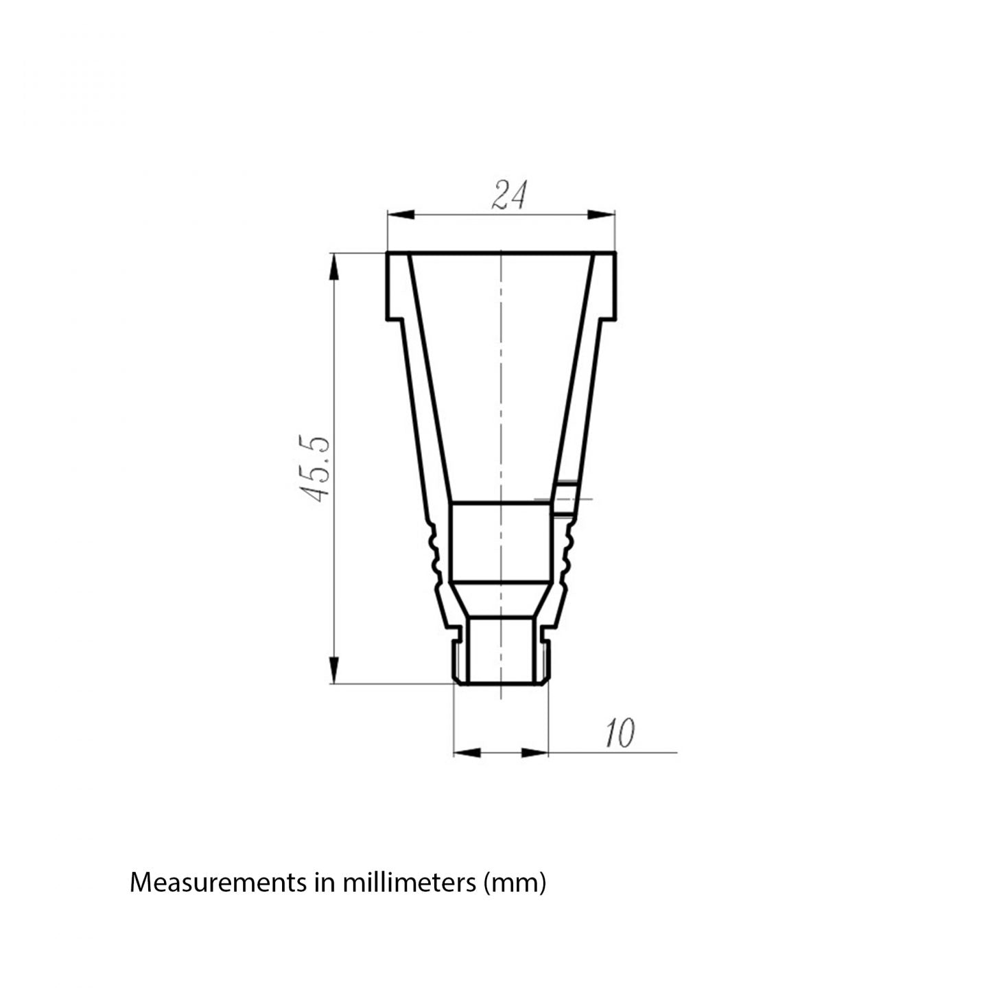 Hookah Hose Adapter 10mm