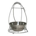 Matte Large Charcoal Basket #color_matte silver
