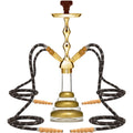 Gold Acrylic 4 Hose Gold Hookah #color_Gold