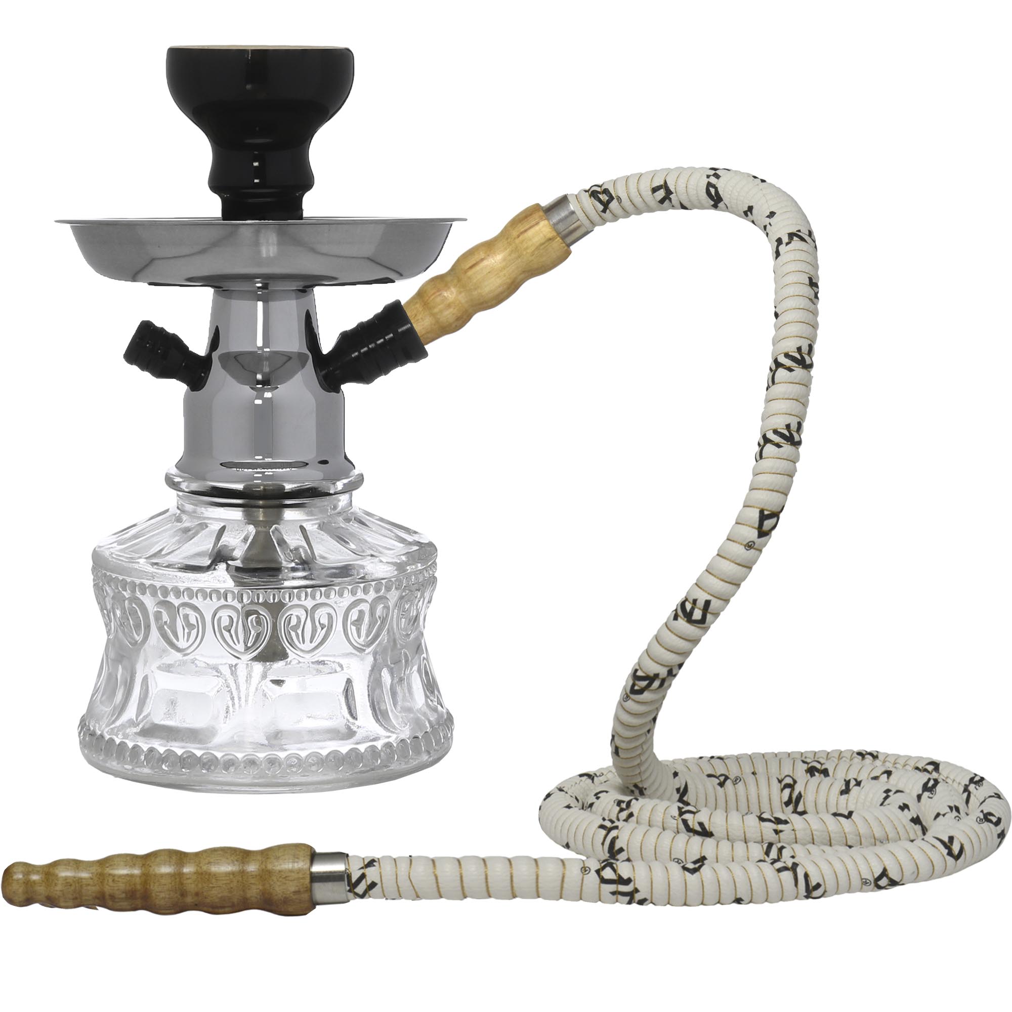 Bacci Small Hookah in Clear #color_Clear