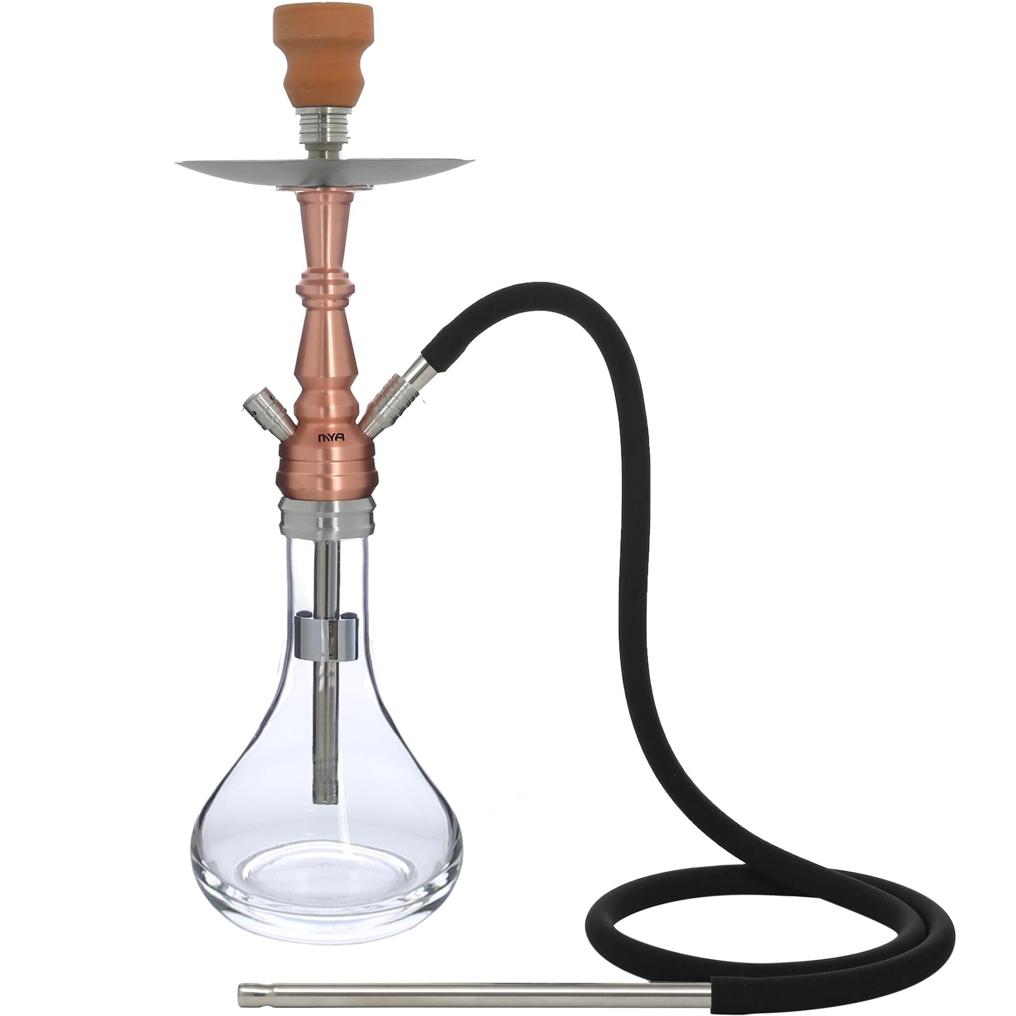 Rose Gold Clio 500-S Stainless Hookah #color_Rose Gold