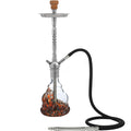 Lava Black and Red Hookah #color_LAVA/ BLACK & RED