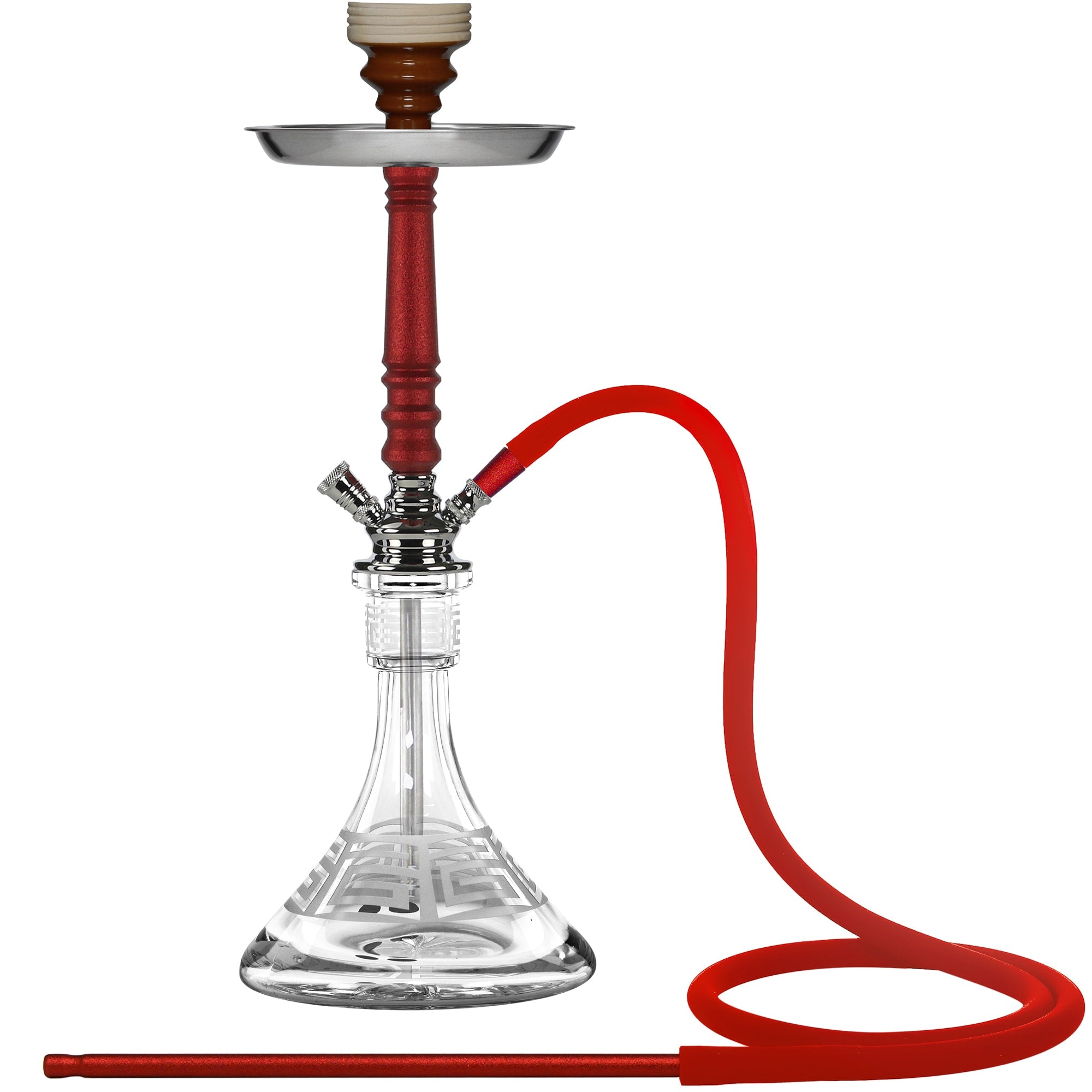 Red Crystal Hookah #color_Red